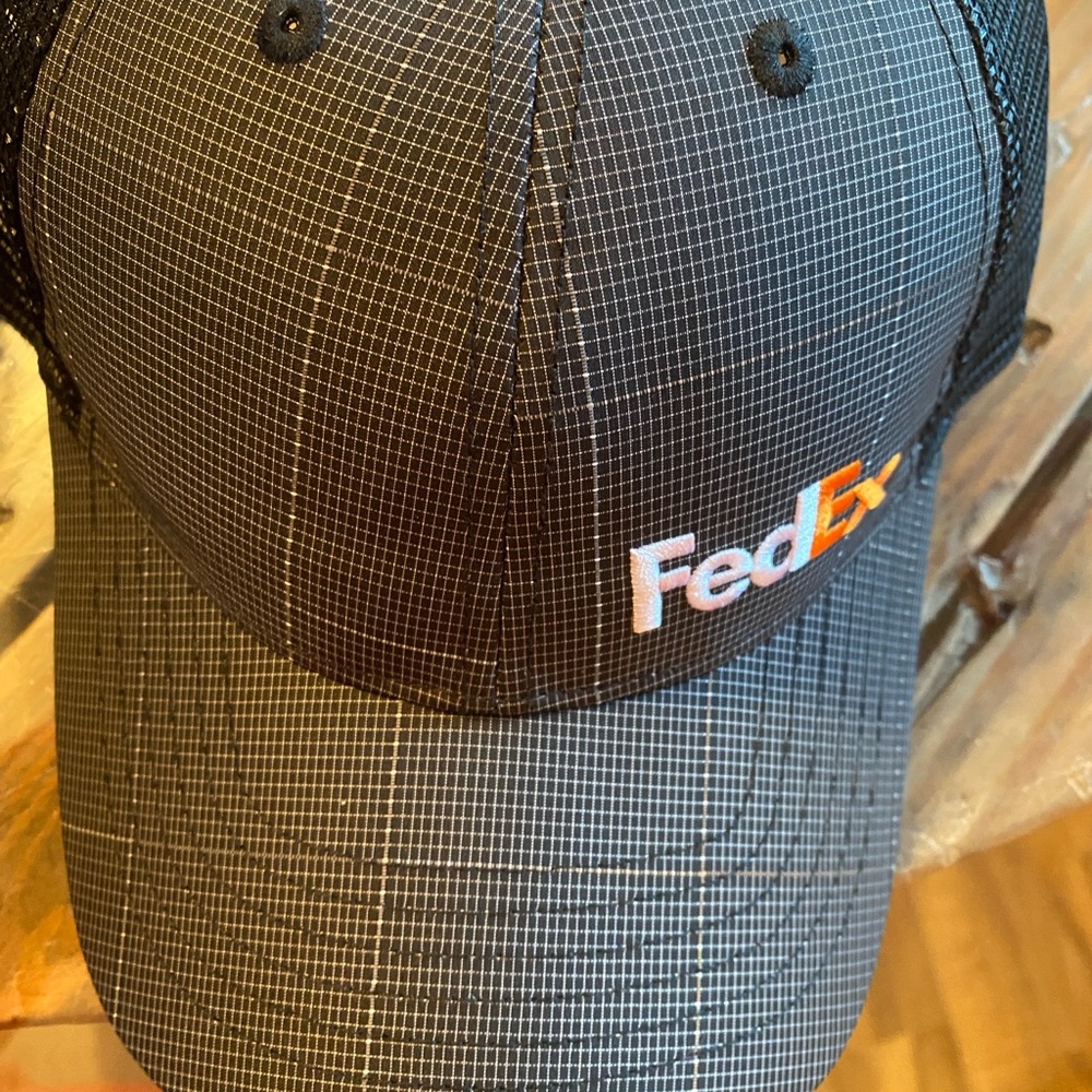 FedEx Black and Gray Cap A19
